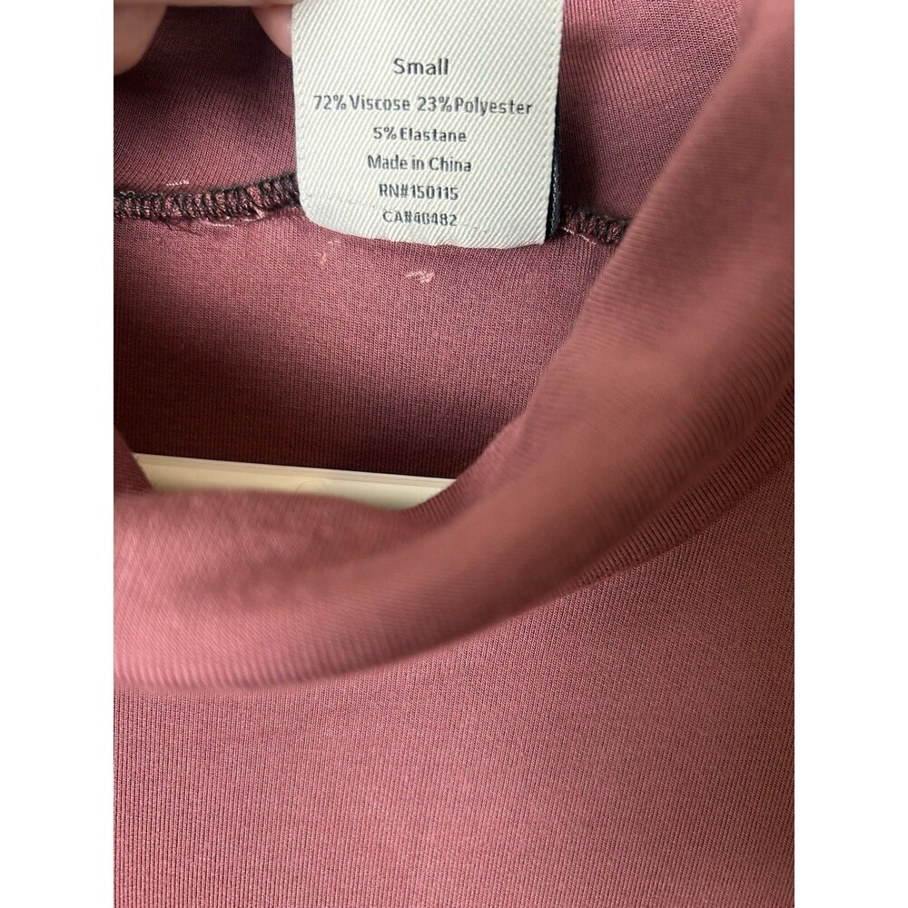 Varley Wild Rhubarb Leigh High Neck Tank Doublesoft Sleeveless Top S Athleisure - Picture 3 of 9